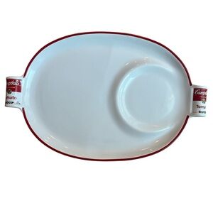 Campbells Soup Sandwich Snack Plate by Westwood 1994 VTG Tomato Soup